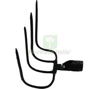 2PZ FORCA CURVA A RAMPINO STARS ACCIAIO FORGIATO DENTI 4: