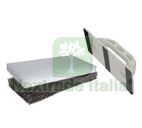 2PZ FRATTONE CON FELTRI PER PULITURA PIASTRELLE CM.12X25:
