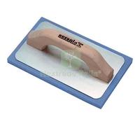 2PZ FRATTONE GOMMA AUSONIA BLU BASE ALLUMINIO LEGNO MM 135X215:
