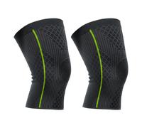 2pz Ginocchio Manicotti Ginocchio Tutore Nylon Nero Verde Dimensione M