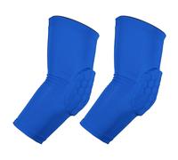 2pz Gomito Tutore Compressione Supporto Manicotto per Donne Uomini Blu L
