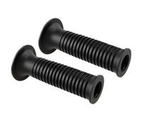 2Pz Grips Moto Universali In Gomma Nera Antiscivolo 25