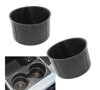 2PZ Inserto portabicchieri materiale gomma nero per Ram 1500 2500 3500 2009-2018