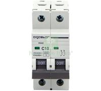 2PZ INTERRUTTORE MAGNETOTERMICO 2 POSTI AIGOSTAR 2P VOLT 230 A 10 KA 4,5 BIPOLA: