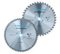2pz lame circolari TCT da 300mm x 30mm 40 e 60 denti con anello adattatore TE517