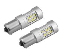 2Pz Lampadine LED CANBUS, 24SMD 3030, 1156 (P21W), Bianco, 12V/24V