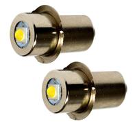 2pcs Alta Potenza Upgrade Lampadine 3W LED 150LM per Dewalt 900 9000 Serie Flash