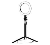 2Pz LED Live Telescopica 10 Luminosità Nero Per Salone