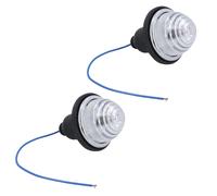 2pz Luce Laterale Anteriore 12v per Auto Classica Rimorchio Caravan Mentre/Ch...
