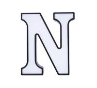 2Pz Luce LED A Forma Lettera N Bianca Per Casa E Party