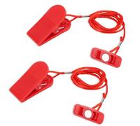 2pz Magnete per Tapis Roulant, 4x1,5cm Interruttore di Sicurezza Magnetico Universale Magnete di Arresto di Emergenza per Tapis Roulant per Tapis Roulant e Macchine da Corsa (Rettangolo)