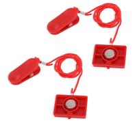 2pz Magnete per Tapis Roulant, 4x2,9cm Interruttore di Sicurezza Magnetico Universale Magnete di Arresto di Emergenza per Tapis Roulant per Tapis Roulant e Macchine da Corsa (Piazza)