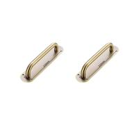 2pz Maniglia Tirante 28x6,5cm per acciaio 304 per Uso Interno