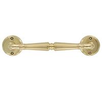 2PZ MANIGLIONE ART. 603 IN OTTONE LUCIDO VERNICIATO