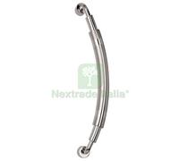 2PZ MANIGLIONE INOX SATINATO LUCIDO ART. 849 MM.300: