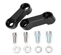 2Pz Motorcycle Mirror Extender Adattatore, M10/M8 Specchio Retrovisore Ampliamento Tool Forniture Retrovisore Specchio Adattatore Kit Extende per Moto, Dual Sport, Cruiser, Scooter, Sportbikes
