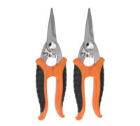 2pz Multifunzione Elettricista Forbici 7" Cesoie Lame con Arancione Nero Manico