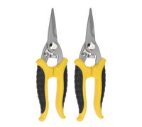 2pz Multifunzione Elettricista Forbici 7" Cesoie Lame con Nero Giallo Manico