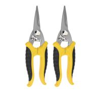2pz Multifunzione Elettricista Forbici 7" Lame con Nero Giallo Manico