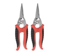 2pz Multifunzione Elettricista Forbici 7" Lame con Nero Rosso Manico