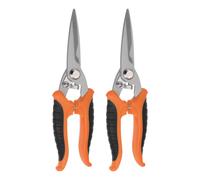 2pz Multifunzione Elettricista Forbici 8" Cesoie Lame con Arancione Nero Manico