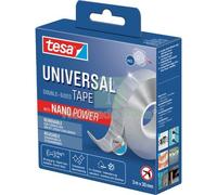 2PZ NASTRO BIADESIVO REMOVIBILE UNIVERSALE 55810 TESA TRASPARENTE MM 30 ML 3: