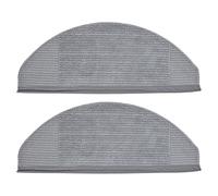 2Pz Panni per Mop Microfibra, Ricambio per Robot Aspirapolvere, Assorbimento Acqua Forte, Riutilizzabili e Lavabili - Resistenza Alta Temperatura, Morbidi e Duraturi, Compatibili