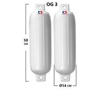 2PZ PARABORDI OSCULATI SERIE OG BIANCO