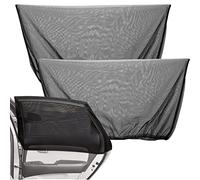 2pz Parasole Auto, Parasole Per Finestrini Laterali Auto, Tendine Oscuranti Per Auto, Parasole In Rete Traspirante Per Finestrini Auto, Zanzariera Per Auto, Protezione Per Bambini, Adulti, Animali