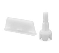 2pz Parti di Ricambio Compatibili con FRP0046 Formula Pro Advanced, Tige Dell'Asse & Raschiatore in Silicone (Attacca alla Copertura di Blocco)