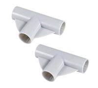 2pz Parti per Box per Bambini Giunto a T, 3 Vie Connettori di Ricambio per Box per Bambini Diametro Interno 2,5cm Accessori per Box per Bambini per Recinto per Bambini
