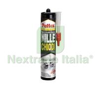 2PZ PATTEX MILLECHIODI TRASPARENTE IN CARTUCCIA PER INTERNI GR.310:
