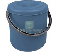 2PZ PATTUMIERA IMMONDIZIA EUREKA STEFANPLAST PALACE BLUE LT 15 CM 27 H.CM 29: