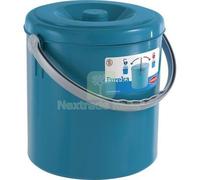 2PZ PATTUMIERA IMMONDIZIA EUREKA STEFANPLAST PALACE BLUE LT 20 CM 30 H.CM 31: