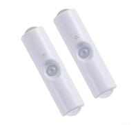 2pz per lampada a Muro LED con Sensore Movimento 110° 2pz per(White) | Sensore movimento 110°, per raggio 3-5m, accensione per istantanea, per ideale sicurezza, risparmio energetico