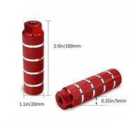 2pz per punte Colonna Piede Bicicletta Alluminio 100x28mm per Assale Anteriore