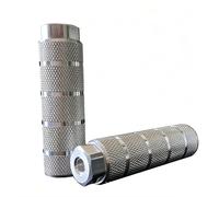 2pz per punte Colonna Piede Bicicletta Alluminio 100x28mm per Assale Anteriore