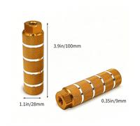 2pz per punte Colonna Piede Bicicletta Alluminio 100x28mm per Assale Anteriore