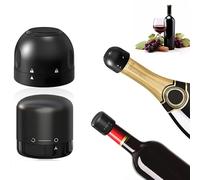 2pz Per Tappi Conservazione Vino per Bottiglie Spumante Rosso Bianco Facile Rota