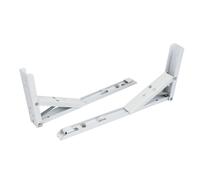 2pz pieghevole scaffale staffa parete pieghevole staffa supporto 30,5x12,7cm