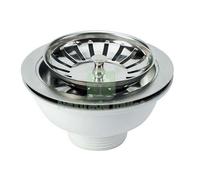 2PZ PILETTONE BASKET LAVELLO INOX PP INOX 1"1 2F + TAPPO GRIGLIA BASKET: