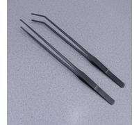 2Pz Pinzette diritte e storte in acciaio inossidabile Pinze per piante