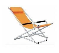 2PZ POLTRONA SEDIA SDRAIO KATIA COLORE ARANCIO ARREDO GIARDINO SPIAGGIA MONTAGNA