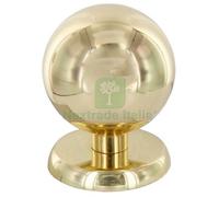 2PZ POMOLO IN OTTONE A SFERA DIAMETRO MM. 70: