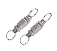 2Pz Portachiavi Universale Con Gancio Rimovibile