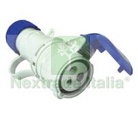 2PZ PRESA INDUSTRIALE VOLANTE ARGO BLU 2P+T CEE IP44 16A COLORE BLU 71100: