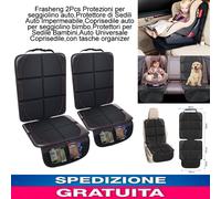 2Pz Protezioni Sedili Auto x Seggiolino Coprisedili Universali Impermeabili