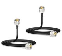 2pz. RACCORDO CAVO COAX RG58 MIL PL259 PER ROSMETRO ACCORDATORE AMPLIFICATORE