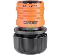 2PZ RACCORDO RAPIDO STRINGITUBO + STOP CLABER 3 4+AQUASTOP SELF 8605: