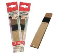 2PZ Raschietto Affilamine in Carta Vetrata Fine Affila Mine per Mine Matite Pastelli Gessetti Carboncini Compassi Tempera Matite Carta Vetro Raschietto Lame Temperamatite di Carta Vetrata Temperino